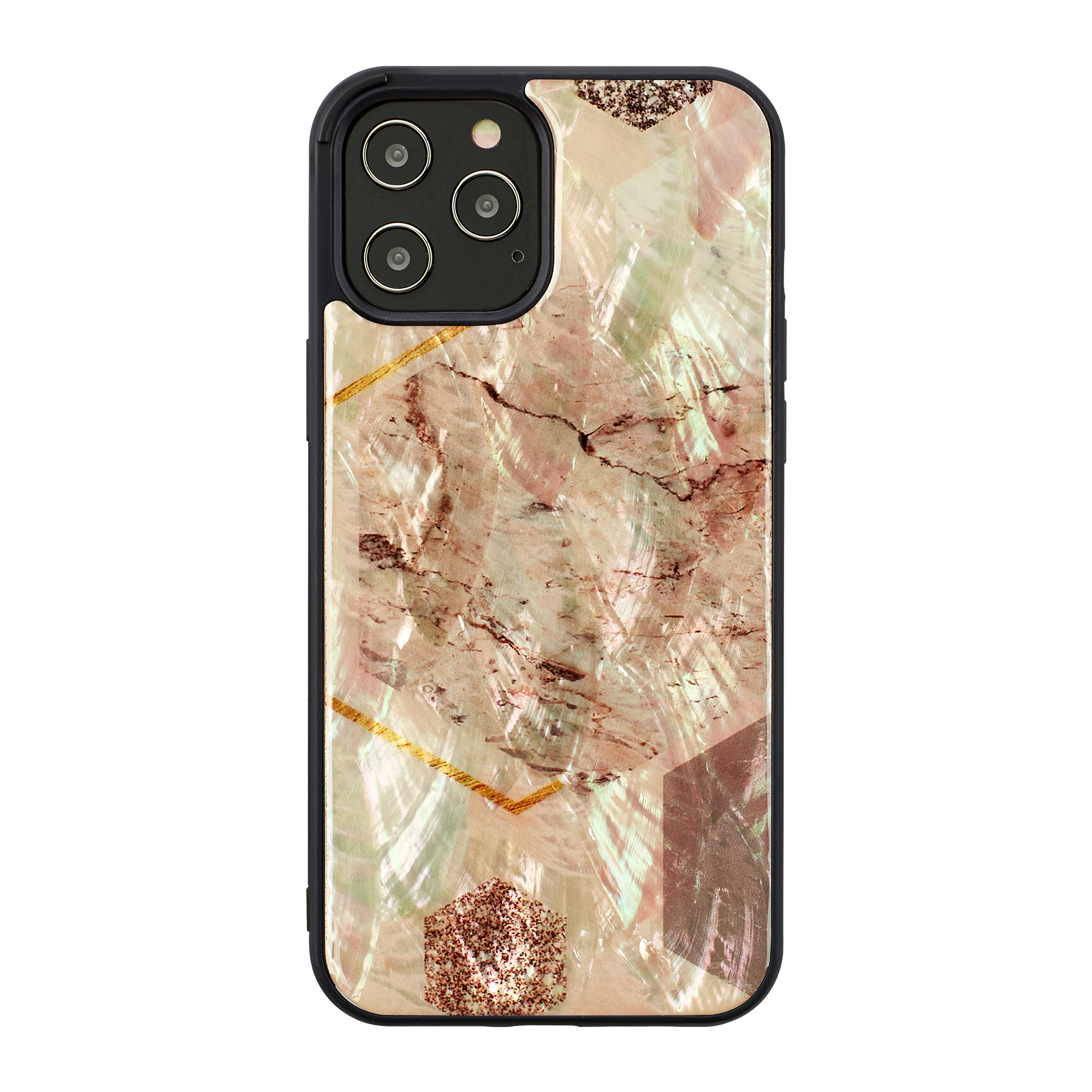 iKins case for Apple iPhone 12/12 Pro pink marble