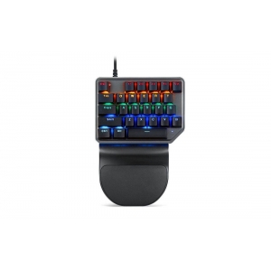 Motospeed K27 RGB Механическая Цифровая клавиатура с проводом и LED подстветкой / USB / Черная (ENG)