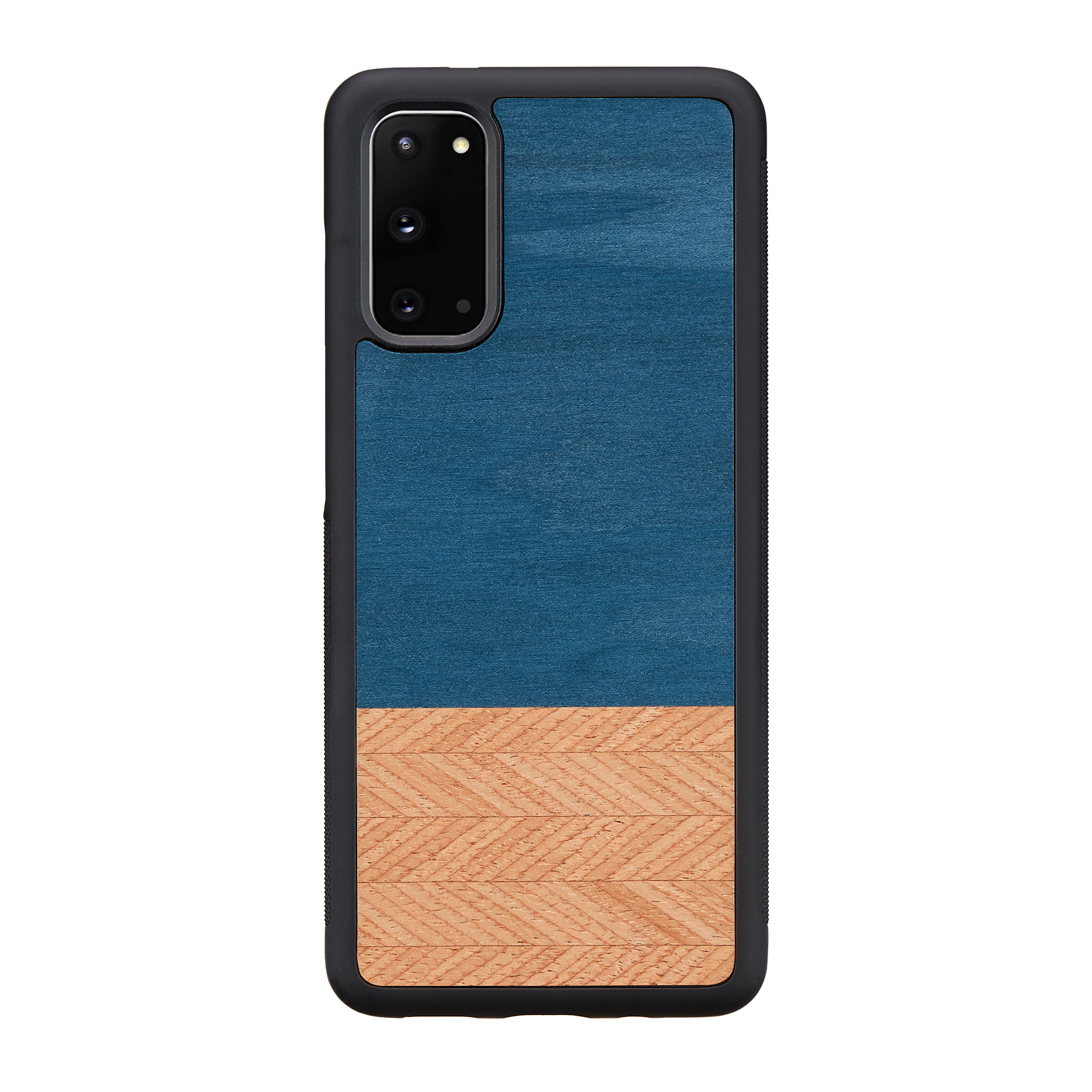 MAN&WOOD case for Galaxy S20 denim black