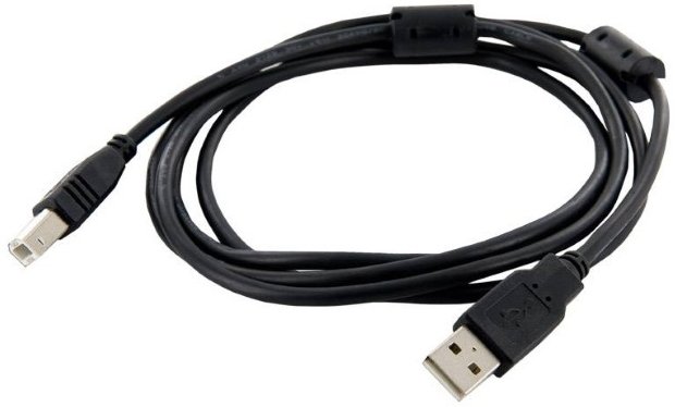 Omega OUAB3 USB 2.0 A-plug AM-BM Printer Cable 3m Black