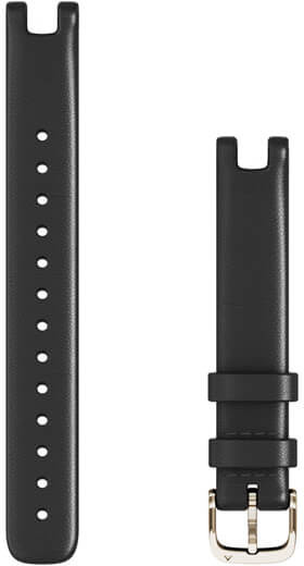 Garmin kellarihm Lily Leather Band, must