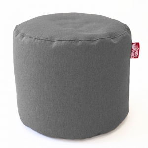 Mocco Pupu Maiss Pouf POP COZY made of upholstery fabric 35x45 cm Grey