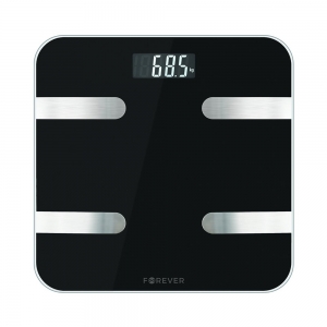 Forever AS-100 Body Scales Bluetooth 4.0 / App / Graphics / Black