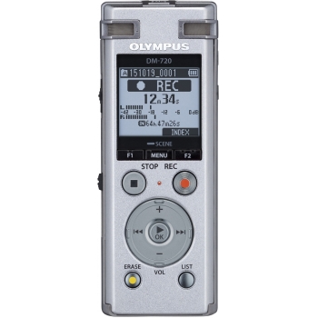 Olympus диктофон DM-720, серебристый