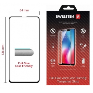 Swissten Full Face 5D Tempered Glass Защитное стекло для экрана Samsung Galaxy S10E черный