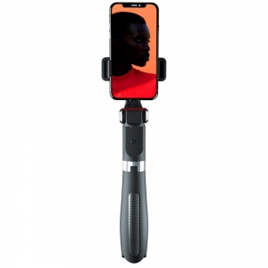 XO SS08 Selfie Stick 2in1 штатив телескопическая подставка с Bluetooth пульт дистанционного управления / черный