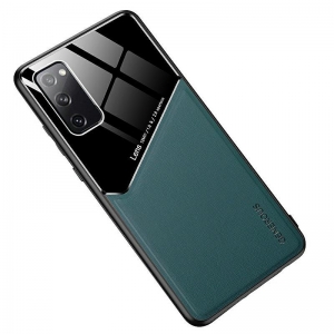 Mocco Lens Leather Back Case Кожанный чехол для Samsung Galaxy S21 Ultra Зеленый