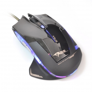 E-Blue EMS124BK Mazer Gaming Mouse with Additional Buttons / LED RGB / 2400 DPI / Avago Chipset / USB Black