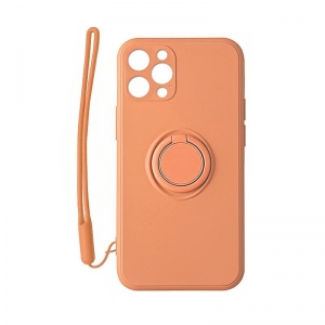 Mocco Pastel Ring Silicone Back Case for Xiaomi Mi 10T 5G Orange