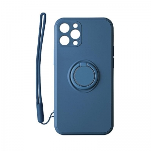 Mocco Pastel Ring Silicone Back Case for Xiaomi Mi 10T 5G Blue
