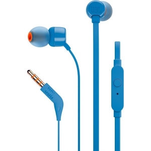 JBL T110 Headsets with Mic / Remote Button / 3.5 mm / Blue