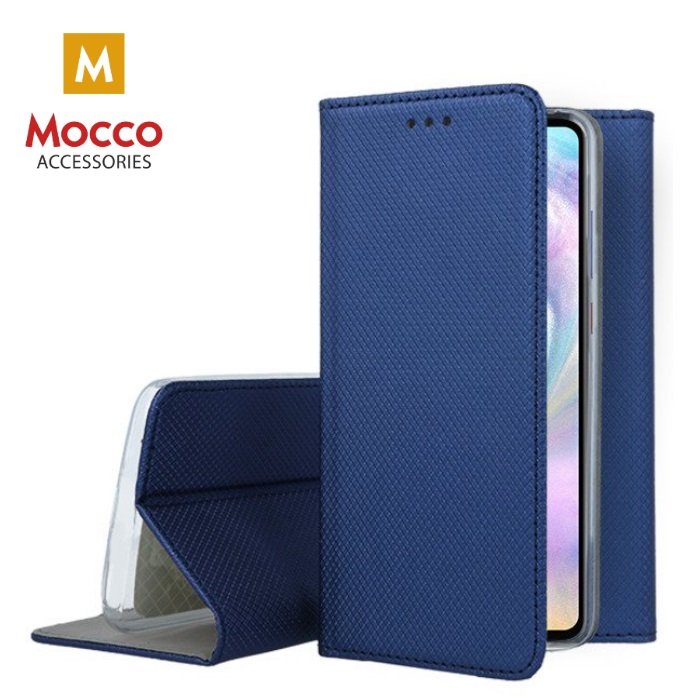 Mocco Smart Magnet Book Case For Xiaomi Poco M3 Blue
