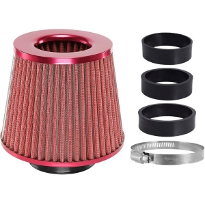 KOONUSFILTER PUNANE 155X130X120MM + ADAPTERID 60 / 63 / 70MM CARMOTION