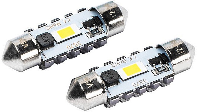 12 / 24V SV8.5-8 FESTOON LED PIRN 3.4W 36MM 6500K CANBUS VALGE BLISTER 2TK VISION