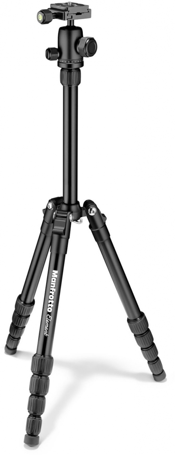 Manfrotto statiiv Element Traveller MKELES5BK-BH, must