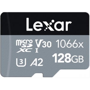 Lexar карта памяти microSDXC 128GB Professional 1066x UHS-I U3