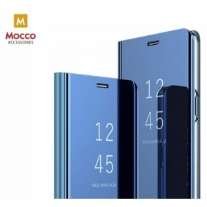 Mocco Clear View Cover Case Чехол Книжка для телефона Samsung Galaxy A22 4G Синий