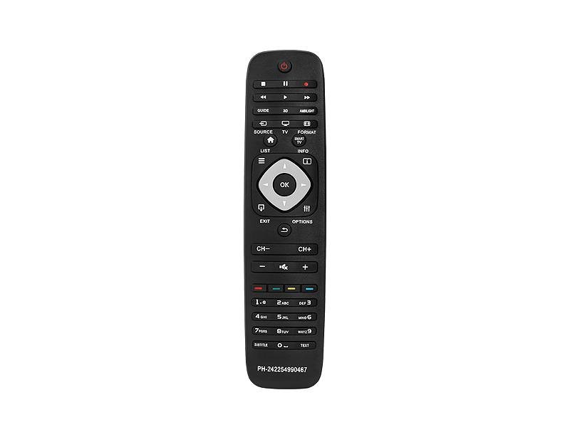 HQ LXP00467 PHILIPS TV remote control LCD / LED Black