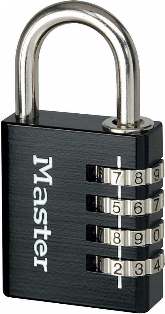 TABALUKK NUMBRIKOODIGA MUST 7640EURDBLK 40MM MASTER LOCK
