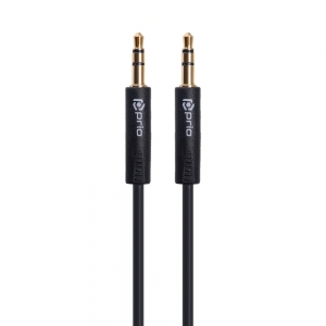 Prio Aux провод 3.5 mm -> 3.5 mm 1.2m Черный