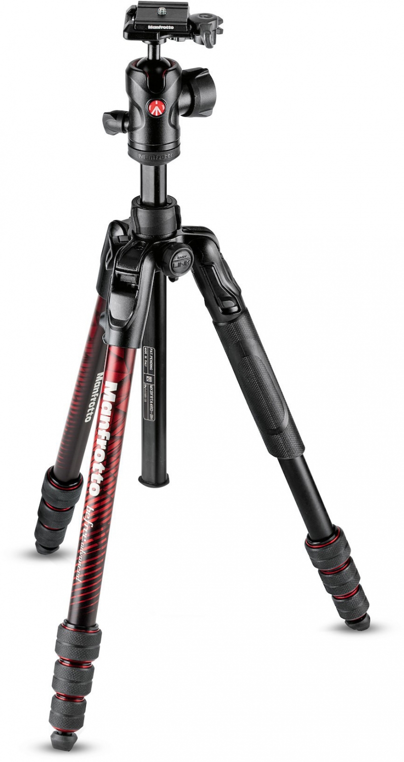 Manfrotto statiivikomplekt Befree Advanced MKBFRTA4RD-BH, punane