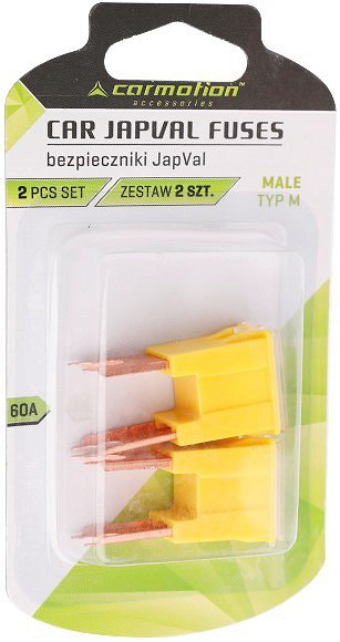 KAITSE JAPVAL TYPE M 60A 2TK BLISTER CARMOTION