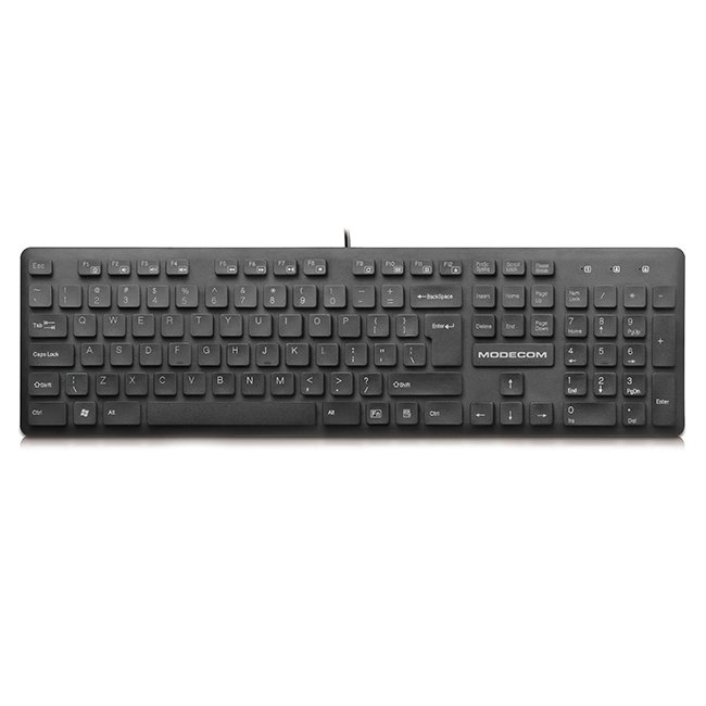 Modecom MC-5006 Wired PC USB Keybord with ENG Black