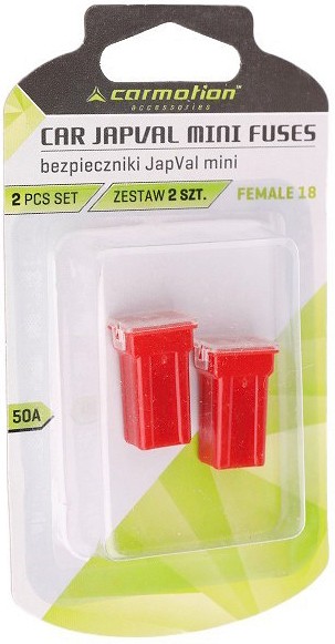 KAITSE JAPVAL MINI FEMALE 18 50A 2TK BLISTER CARMOTION