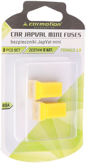 KAITSE JAPVAL MINI FEMALE 18 60A 2TK BLISTER CARMOTION