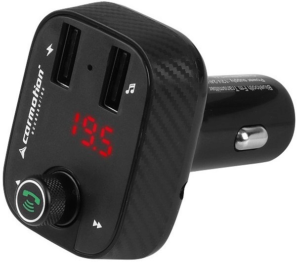 VOLTMEETER + 2XUSB LAADIJA + FM TRANSMITTER + HANDS FREE CARMOTION