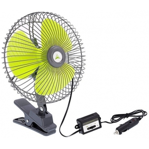 SALONGI VENTILAATOR KLAMBRIGA 24V / 21W D=200MM 1.2M JUHTMEGA CARMOTION