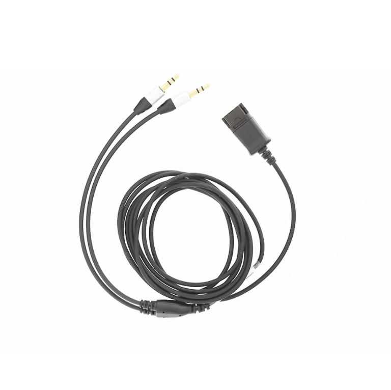 Tellur QD to 2 x Jack 3.5mm adapter cable 2.2m black