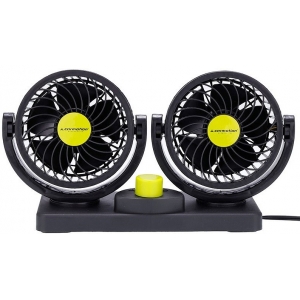 SALONGI VENTILAATOR 24V / 8W D=2X100MM 1.2M JUHTMEGA CARMOTION