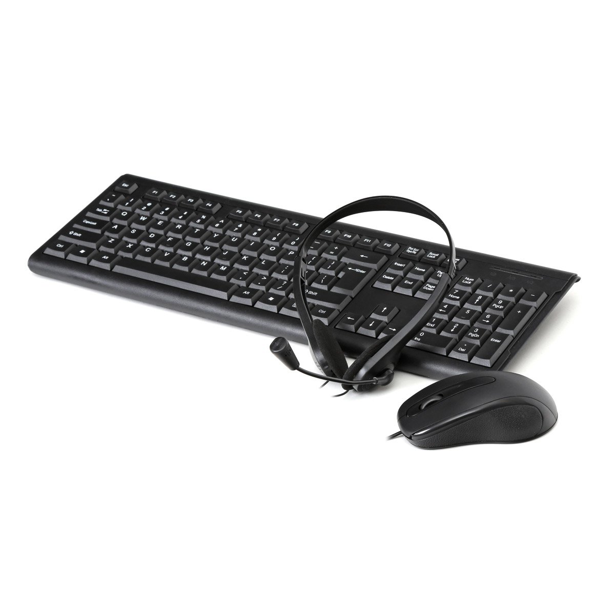 Platinet F4IN1OS01 Office Wired 4in1 Set / Keyboard / Mouse / Headset / Mouse Pad / ENG