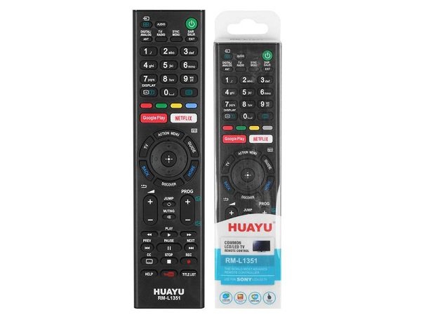 HQ LXH1351 TV remote control SONY LCD / LED RM-L1351 / Black