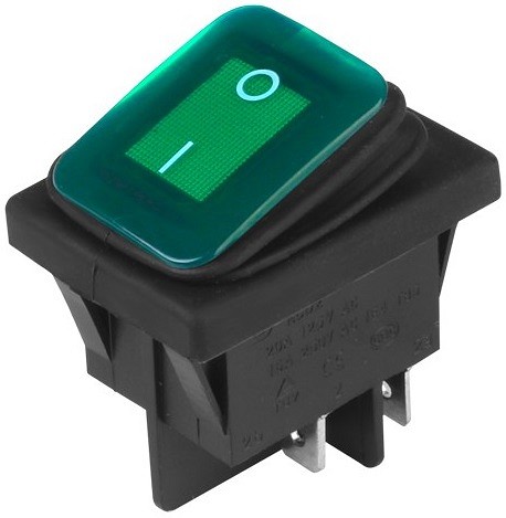 KLAHVLÜLITI ROHELINE DC 12V / 24V JA AC 125V / 250V 16A / 20A CARMOTION