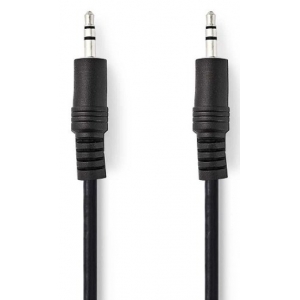 Nedis Aux Audio Cable 3.5 mm -> 3.5 mm 2m Black