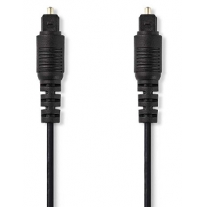 Nedis Digital Audio Cable TosLink 2m Black