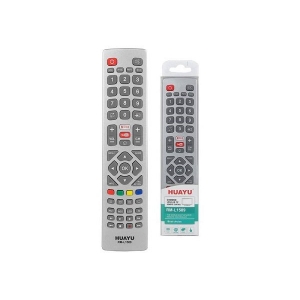HQ LXP1589 SHARP TV remote control LCD / LED / RM-L1589 Netflix / Youtube / Black