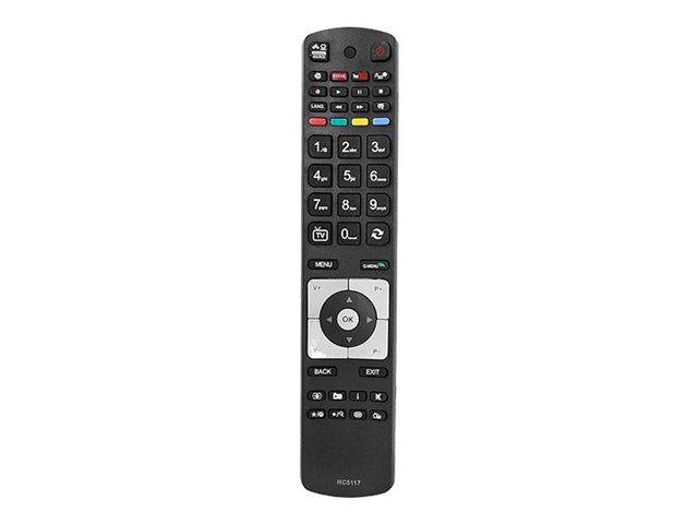 HQ LXP5117 TV remote control Vestel / Finlux / Telefunken / RC5117 / Black