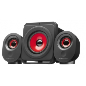 Mars Gaming MSX Bluetooth Audio System Акустическая Система 2.1 Subwoofer / USB / MicroSD / AUX / Radio / Черные