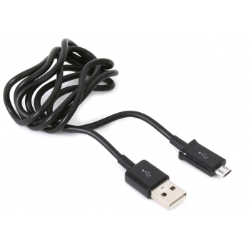 Platinet кабель USB - microUSB 1 м, черный