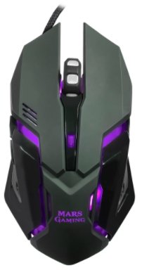 Mars Gaming MRM0 Gaming Mouse with Additional Buttons / RGB / 4000 DPI / USB / Black