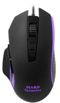 Mars Gaming MM018 Gaming Mouse with Additional Buttons / RGB / 4800 DPI / USB / Black