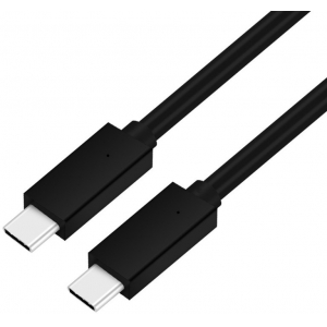 Platinet kaabel USB-C - USB-C 5A 100W 2m, must (45579)