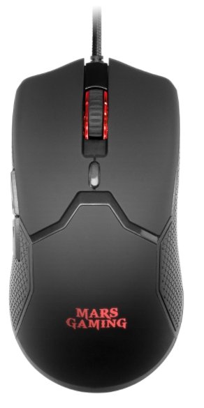 Mars Gaming MMV Gaming Mouse / RGB / 10 000 DPI / USB / Black