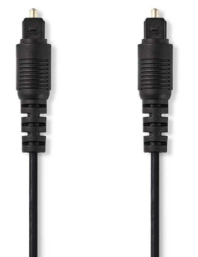 Nedis Digital Audio Cable TosLink 1m Black