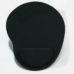 Setty mouse pad with a wrist support Black