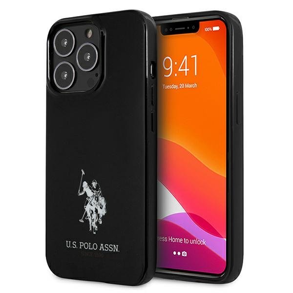 US Polo USHCP13XUMHK Back Case For Apple iPhone 13 Pro Max Black