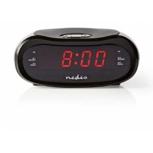 Nedis CLAR001BK Digital Alarm Clock Radio Black